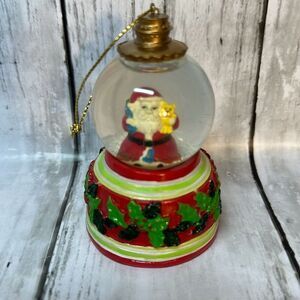 Mr. Christmas Santa Musical Mini Snow Globe 3.5”